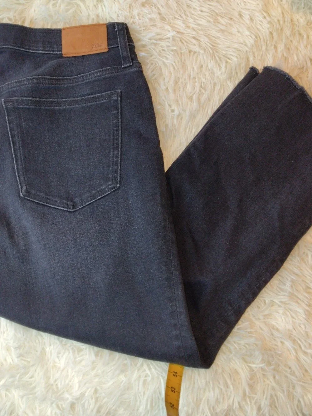 New J. Crew Demi Boot Crop Raw Hem Jeans Size 29P